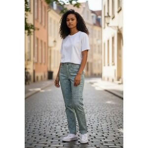 Future Collective x Target Gabriella KAREFA JOHNSON Geometric Print Jeans Size 2